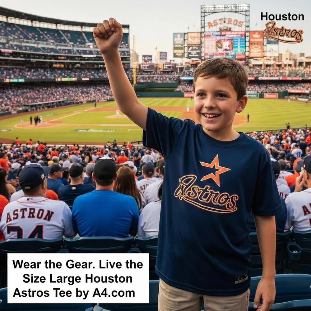 Houston Astros Youth T-Shirt Size Large